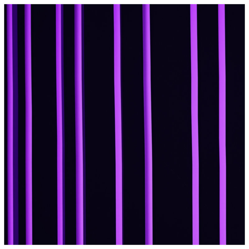 Couvertures mauves à rayures verticales, 60in W x 80in H