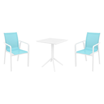 Farrah Square 2-Person Bistro Set