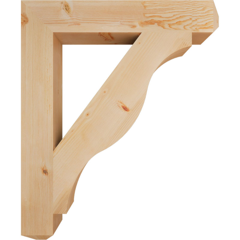 Support l 5 5 po x P 38 po x H 46 po Funston Craftsman, H 46 po x l 5,5 po x P 38 po, Sapin de Douglas