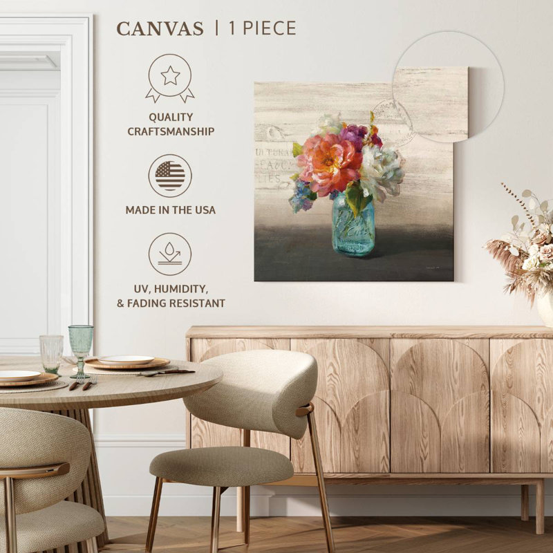 Harnek French Cottage Bouquet I, H 20 po x l 20 po
