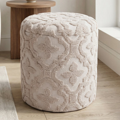 Repose-pieds rond avec rangement Modern