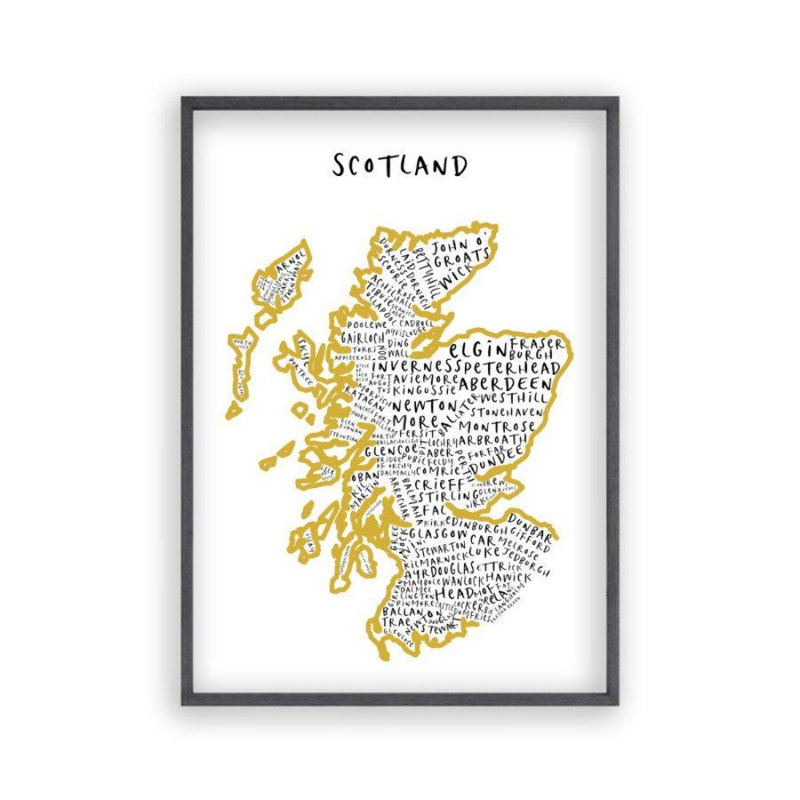 Print, 61 cm H x 43 cm W, Black Oak Frame