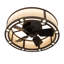 Smythe Craftsman Downrod Flush Mount Ceiling Fan