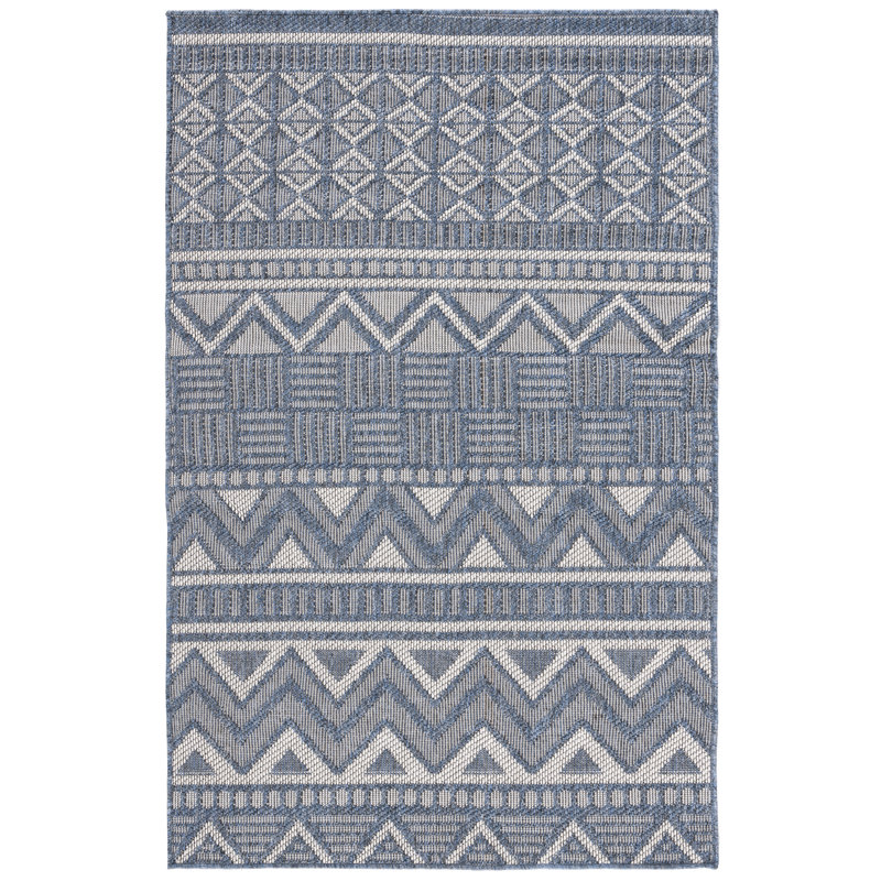 Msr Cy Martha Stewart Indoor Outdoor Performance Machine Washable Southwestern Indoor/Outdoor Area Rug, Rectangle 8' x 10'