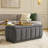 Ocaliot 47" Modern & Contemporary Storage Bench - Textured Storage Bench, Space-Saving Interior Storage, Fully Assembled-1288195595