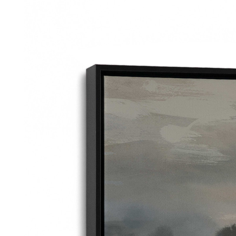 Impression sur toile «Dark Meadow Mood I» par June Erica Vess, H 12 po x l 16 po, Noir