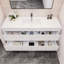 Ensemble de meuble-lavabo simple mural 60 po Azden-1940812938