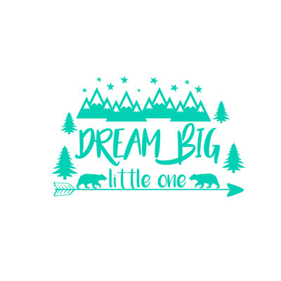 Décalcomanie murale big little rêve