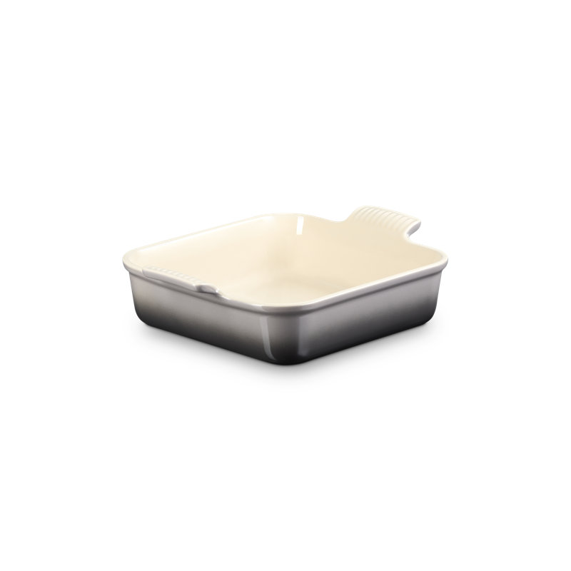 Le Creuset Heritage Stoneware Square Dish, 3 qt., Oyster