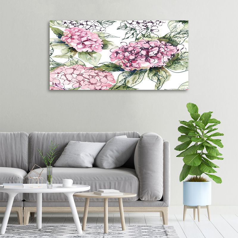 Hydrangea - No Frame Print on Canvas