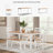 Malkin Dining Table With 4 Chairs And Bench, Set Of 6-111275602-99374590