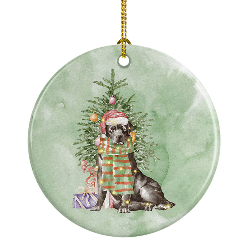 Ornement suspendu Christmas Labrador Retriever