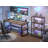 Hulste 53" Metal Base Writing Desk With Storage, Oak-350494591-358323810