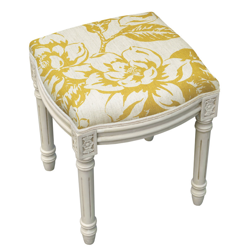 Tabouret de coiffeuse Caramel, Moutarde