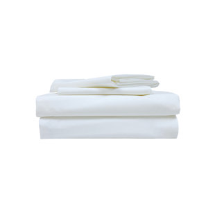 Drap Cool Cool Easy de rayonne de bambou (grand, blanc)