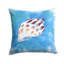 Coussin intérieur / extérieur bleu Shells