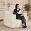 Canapé à compression simple multifonctionnel, convertible en bureau d'ordinateur et bureau simple, revêtement en velours côtelé, siège confortable, idéal pour les employés de bureau-845642629-845642630-845642631