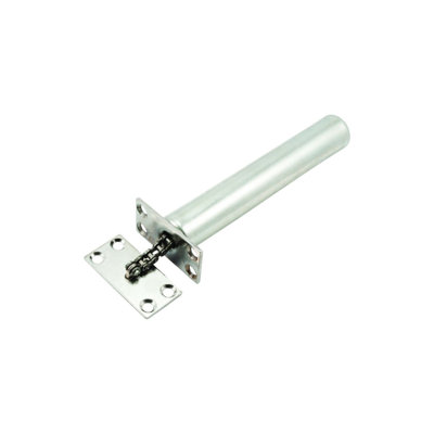 Concealed Single Chain Door Closer Satin Chrome Fire Rated