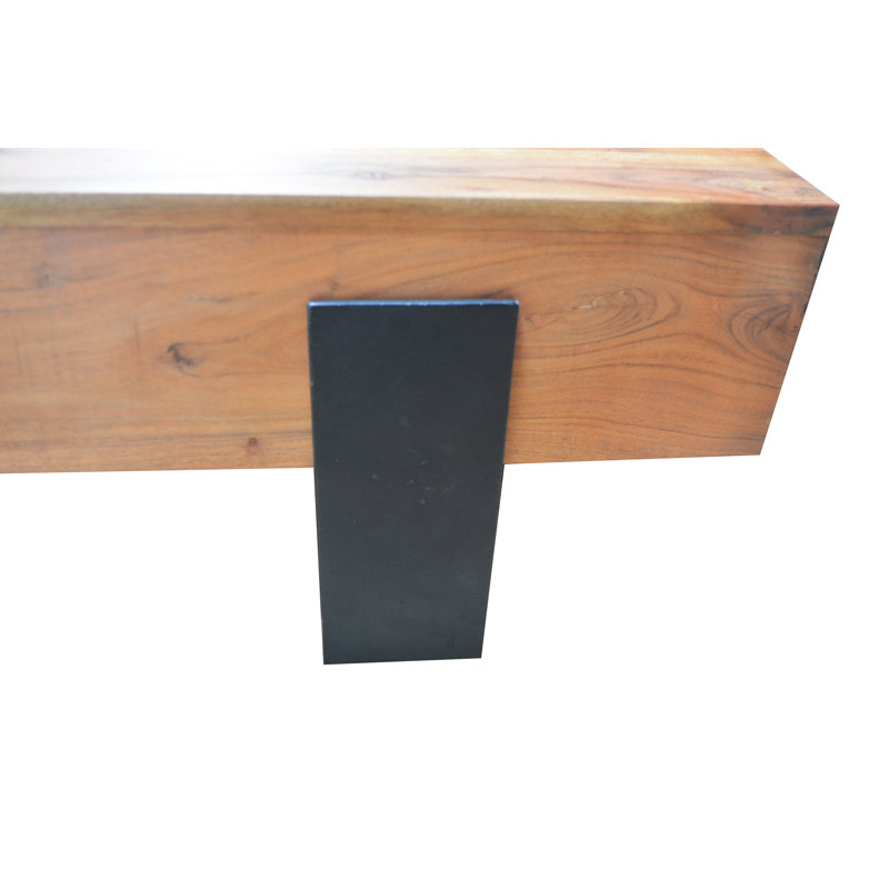 Table basse Pease Mango avec pieds en fer