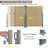 Manual Retraction Side Awning in Beige-60039990-118914418