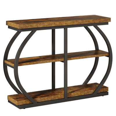 Grande table de rangement pour hall d'entrée et console