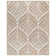 Ikat Handmade Tufted Wool Ivory / Brown Area Rug
