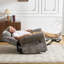 Fauteuil releveur électrique Grace pour personnes âgées avec massage et chauffage, position allongée pour personnes de grande taille, gris-674317011