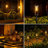 Solar Powered Integrated LED Metal Outdoor Floor Lamp