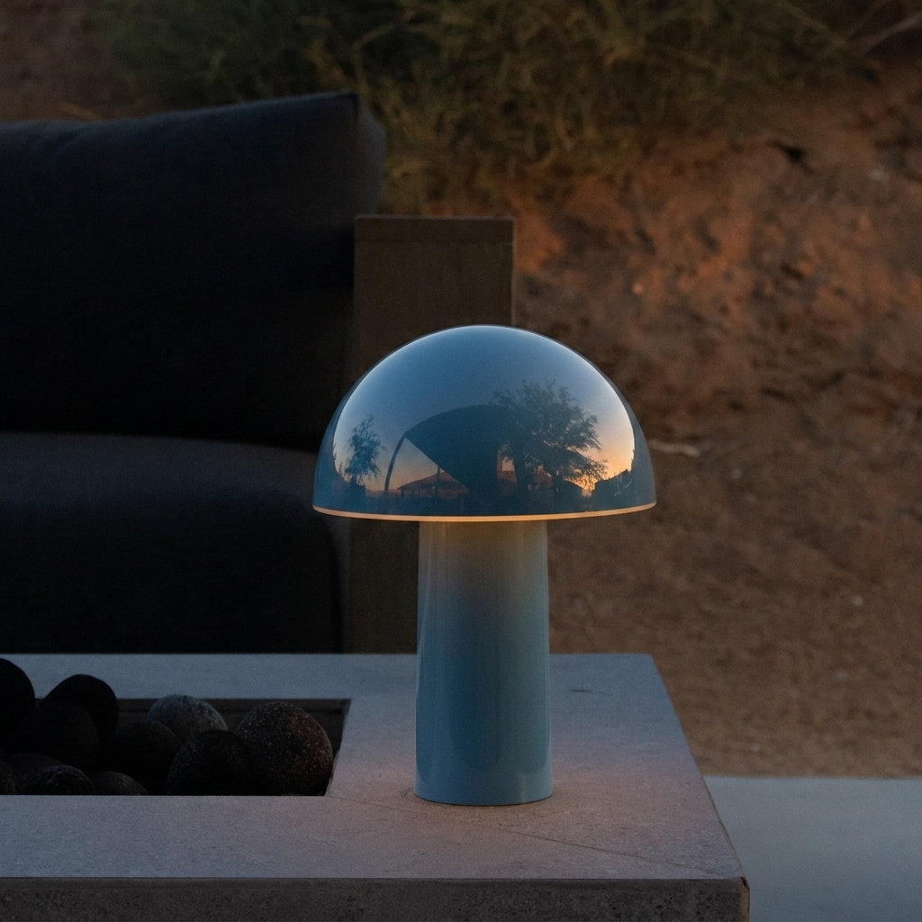 Argent Desk Lamp, Blue