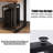 Black Rectangular Solid Wood+Iron desk-109707330-109707334