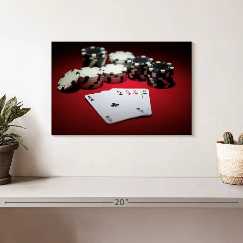Senne Omaha Poker Hand, 8'' H x 12'' W