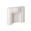 Simple and stylish wall-mounted fireplace cabinet