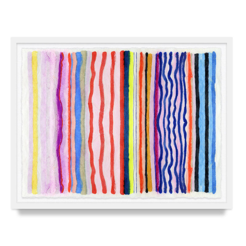 Chromatic Beat #2 By Kristi Kohut, White Wood, 36" H x 48" W