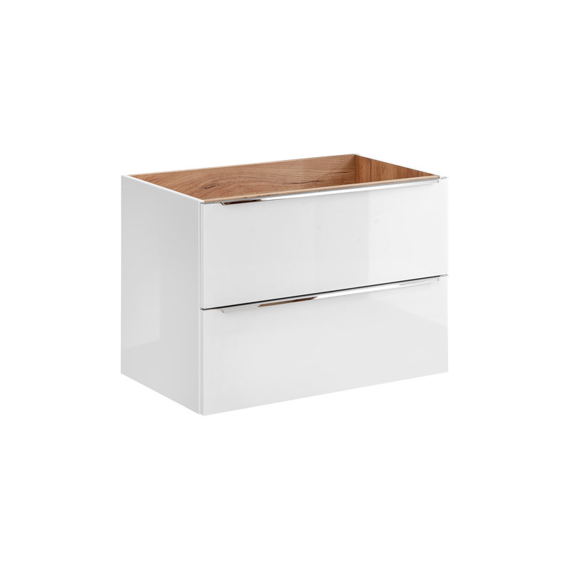 Emmerly 80cm Single Bathroom Vanity Base Only, White