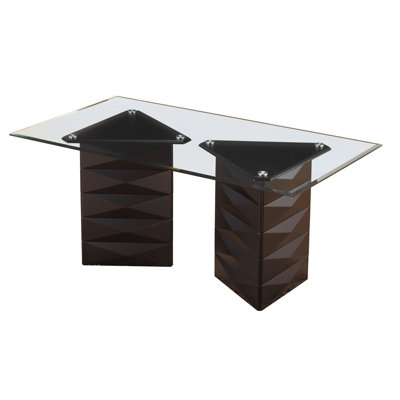 Solid Wood Base Dining Table