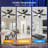 42 In. Indoor/outdoor Modern Black Ceiling Fan With Dimmable 3 Color Led Light And Remote Control, Reversible Dc Motor