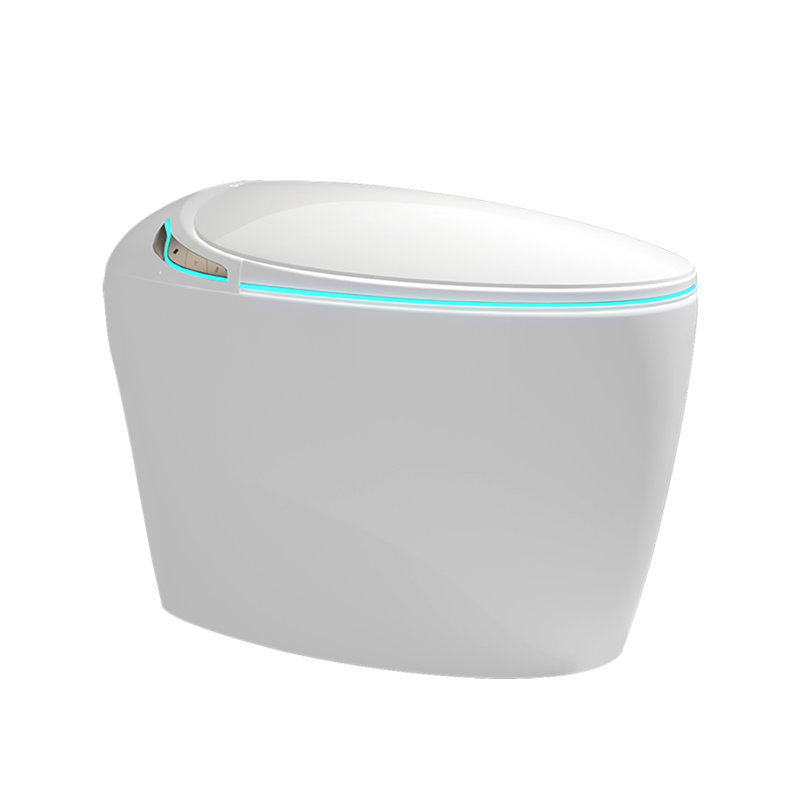 Bidet Included Smart Toilet, Auto Open/Close, Foot Sensor Operated, Siphonic Flushing, Led Display, Bathroom Essential Embedded Open/Close Seat, Sensor, 1.28 Warm Air Dryer, Upgrade