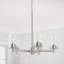 Lustre en laiton vieilli avec verre transparent l 26 po x H 23,5 po-1986837551