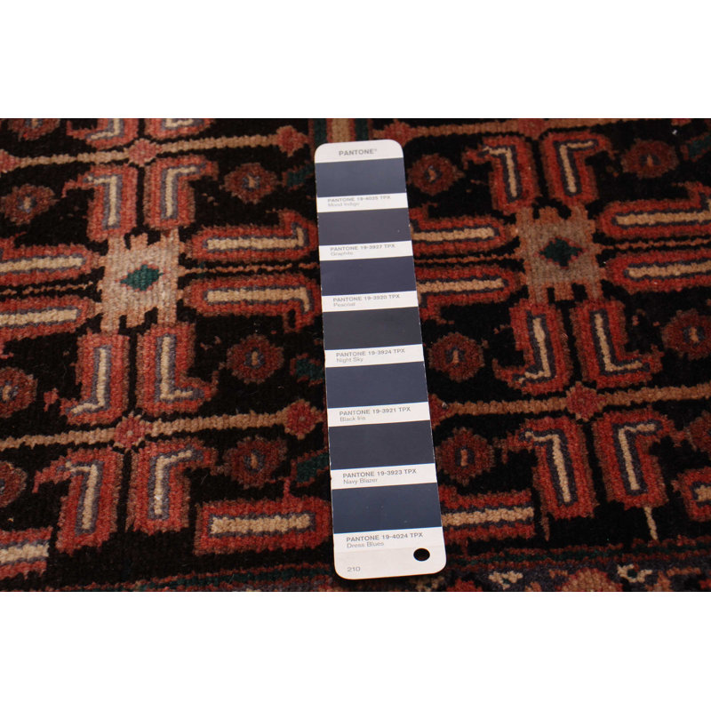 Tapis bleu marine Cleves 3 pi 9 po x 9 pi 10 po