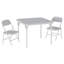 Ensemble de 3 chaises pliantes carrées pour enfants