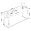 Stone Stainless Steel Writing Desk-1655019691