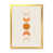Toile encadrée d'or sélectionné