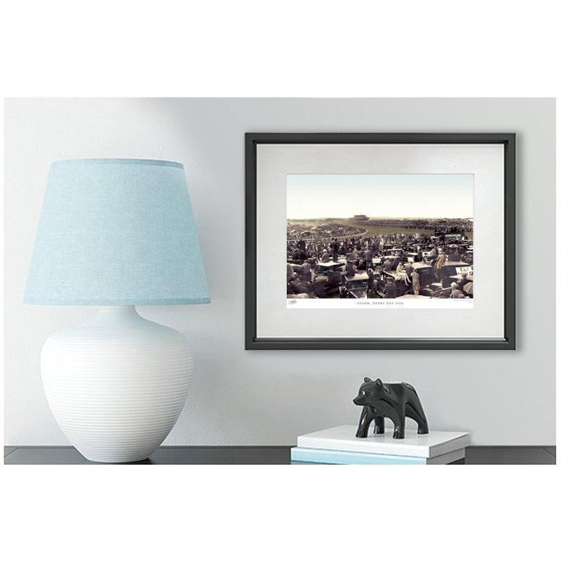 Epsom, Derby Day 1928 by Francis Frith - Single Picture Frame Print, 45cm H x 60cm W x 2.3cm D