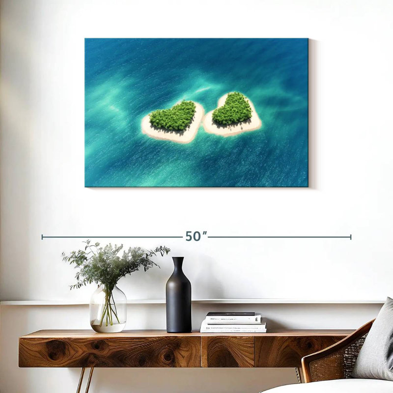 Gillard Island Hearts, H 24 po x l 36 po