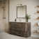 Fresca Formosa 60" Freestanding Single Sink Bathroom Vanity Set with Top, Sink and Mirror - Faucet Not Included