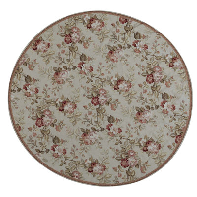 Handmade Wool Floral Area Rug
