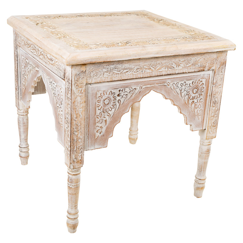 Ashkan Solid Wood Four Leg Coffee Table