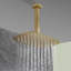 Robinet de douche de pluie de plafond, système de douche complet à double pomme de douche avec douche à main