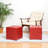 Faux Leather Ottoman-1134706811