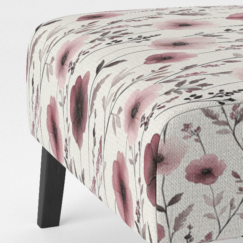 Fauteuil de chambre Country Farmhouse, Pantoufle sans accoudoirs